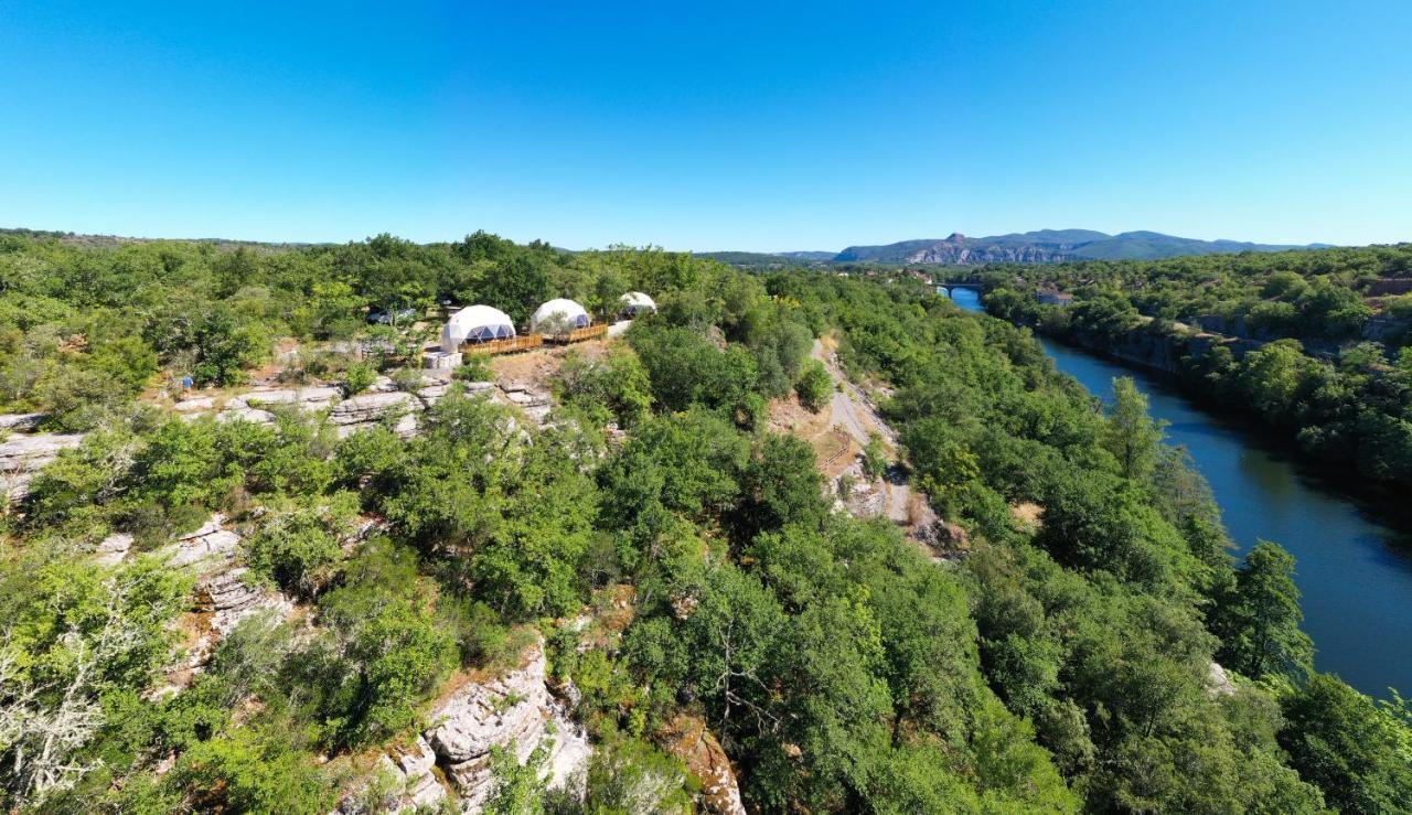 Les Domes Des Gorges Ruoms Exterior foto
