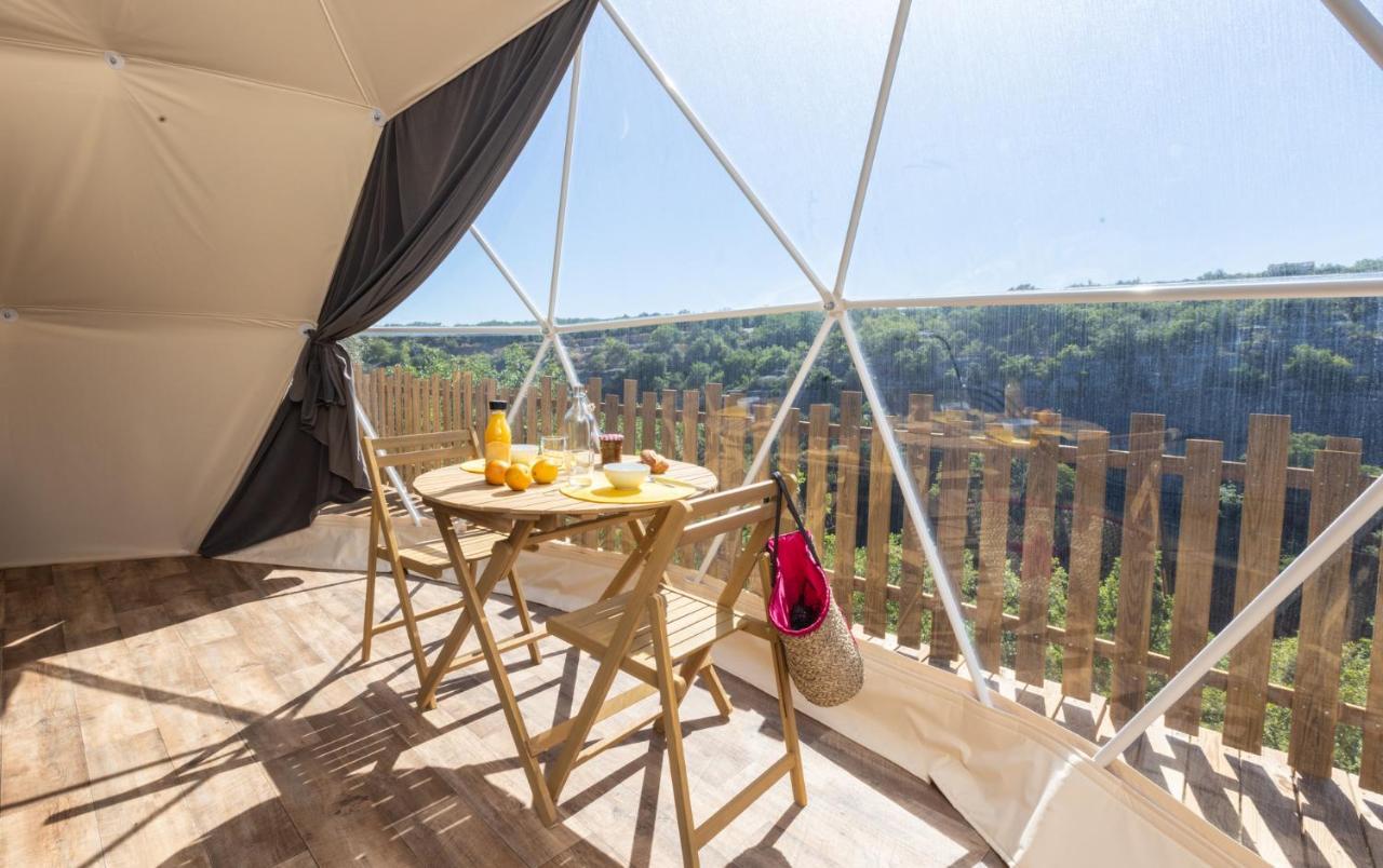 Les Domes Des Gorges Ruoms Exterior foto