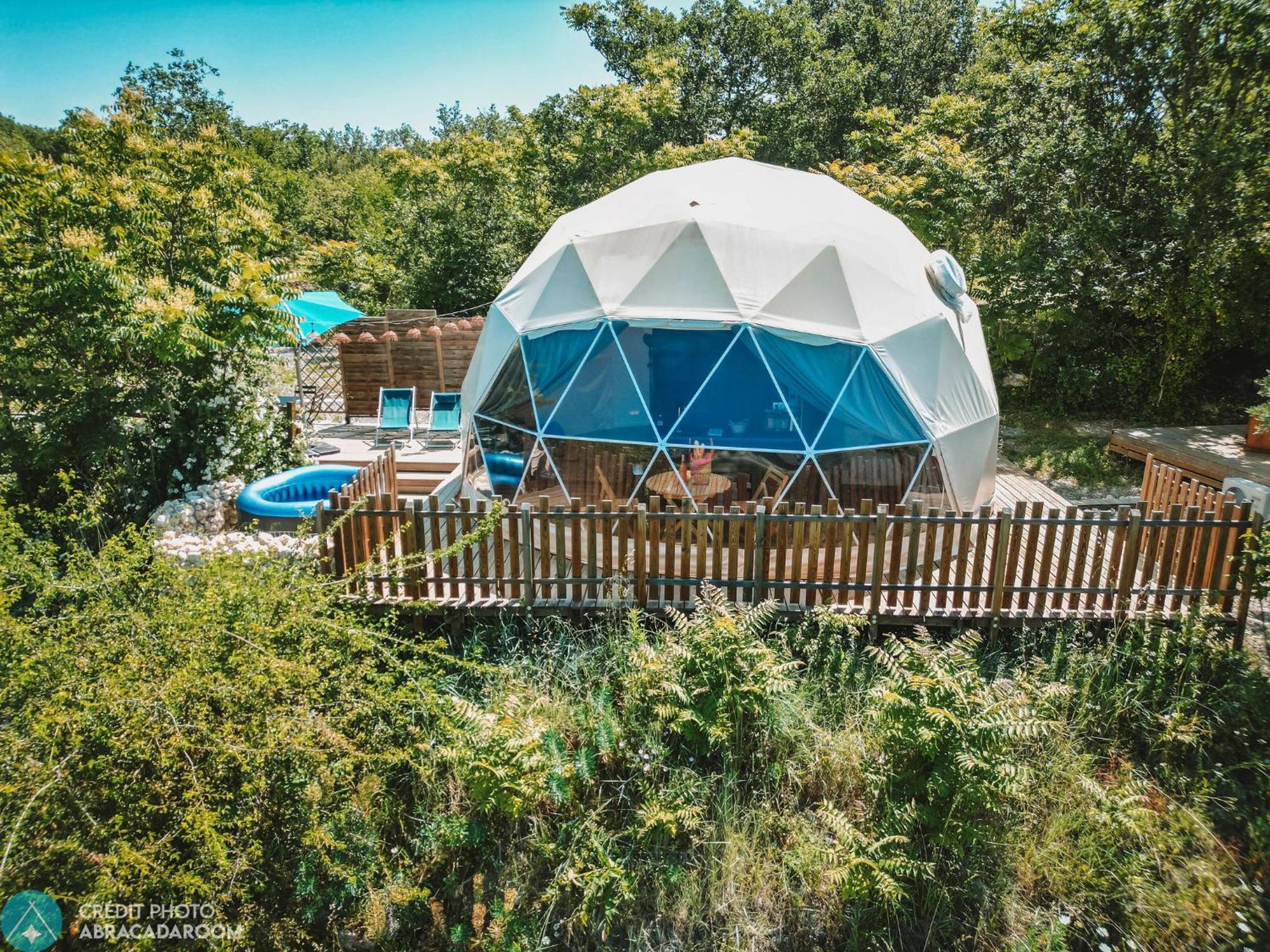 Les Domes Des Gorges Ruoms Exterior foto