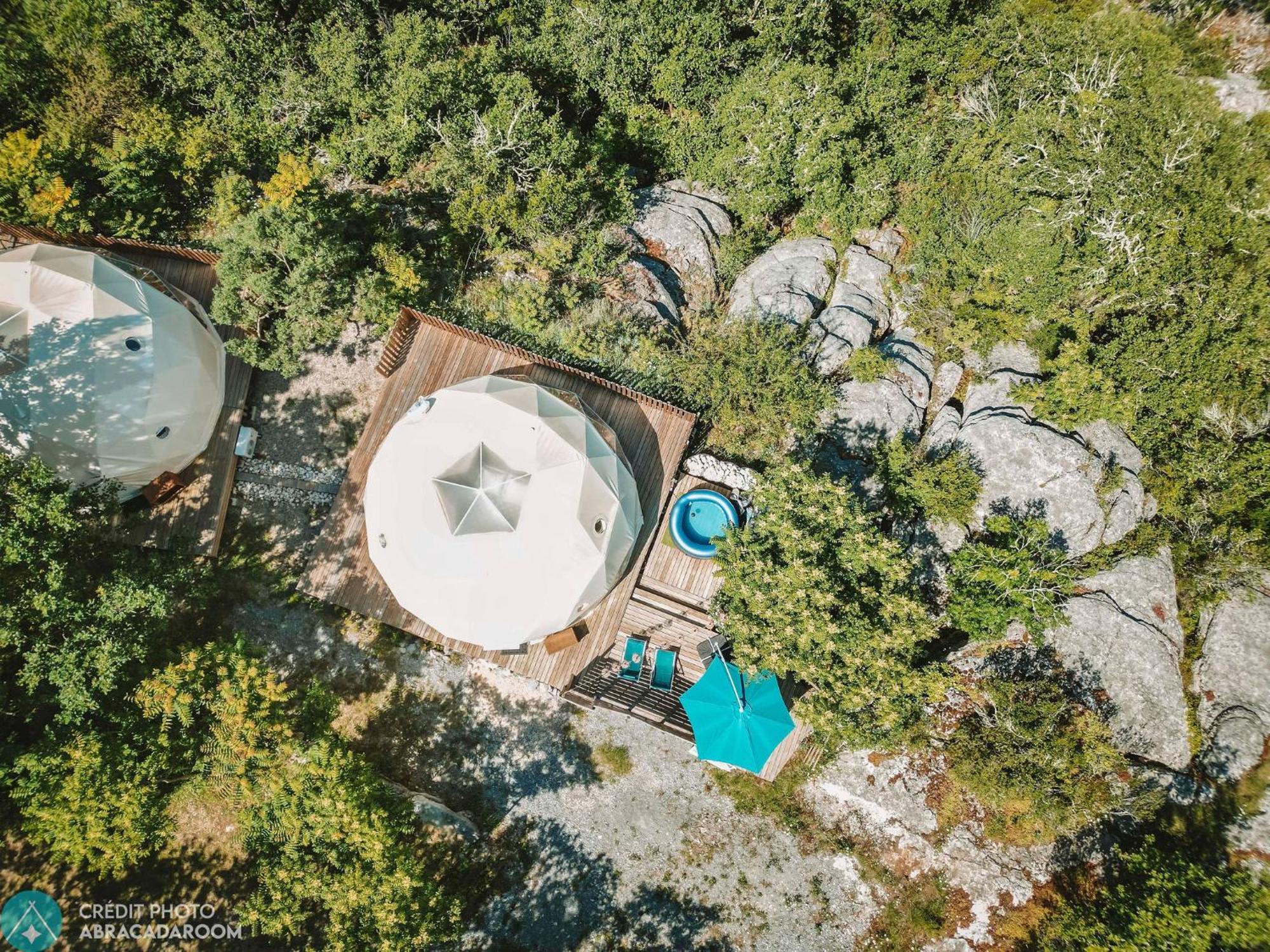 Les Domes Des Gorges Ruoms Exterior foto